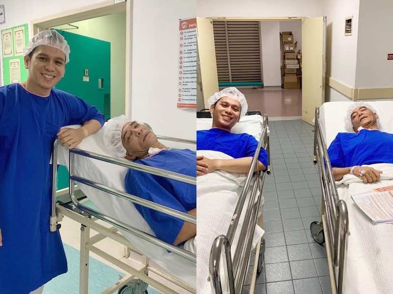 A Malaysian son donated his kidney to his father who was suffering from end-stage kidney disease (ESKD). u00e2u20acu201d Picture courtesy of Mohd Shahrul Ezwan Ahmad