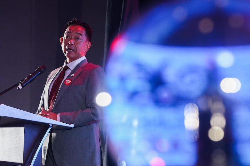 Datuk Seri Abdul Karim Rahman revealed that four international and national conferences will take place in Sarawak in the near future. — Picture by Hari Anggara