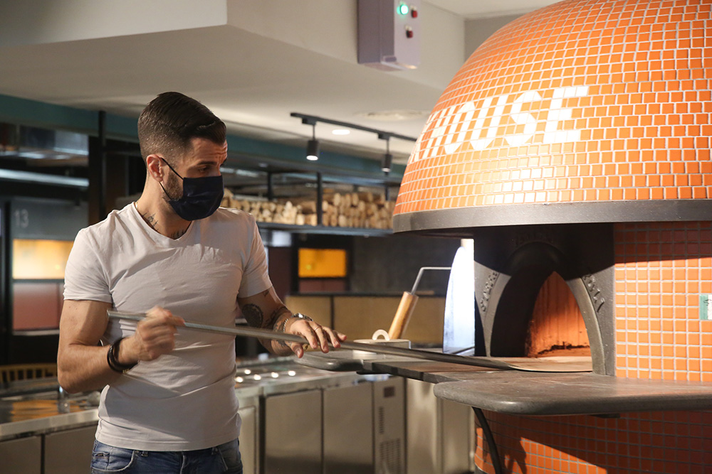 Natalina Italian Kitchen's chef Diego Reali will be baking up pizzas under Pie Guys.