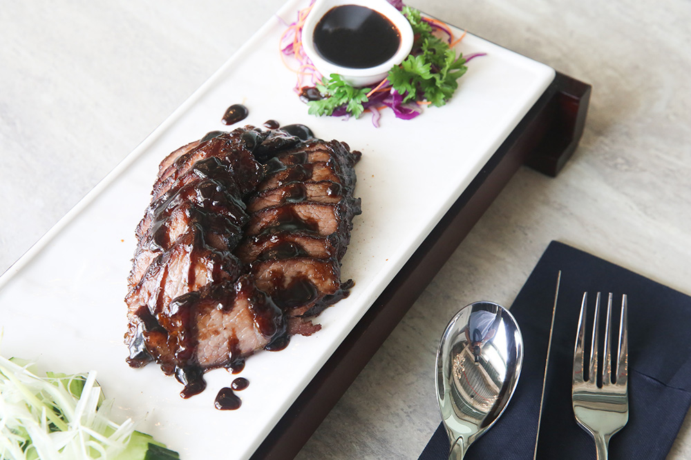 For something unusual, try One Fine Duck's Wagyu beef 'char siu'.