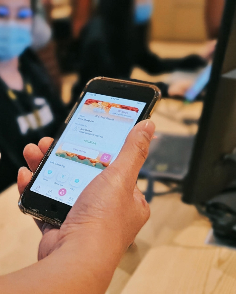 Screenshot of a sample of a profile on the CLEA app. ― Picture courtesy of Dr Chan Hai Feng