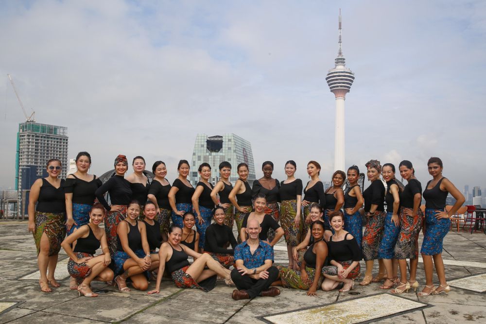 29 individuals from all walks of life who will be representing Malaysia in the global event, Ginga Flashmob. u00e2u20acu201d Picture by Yusof Mat Isa. 