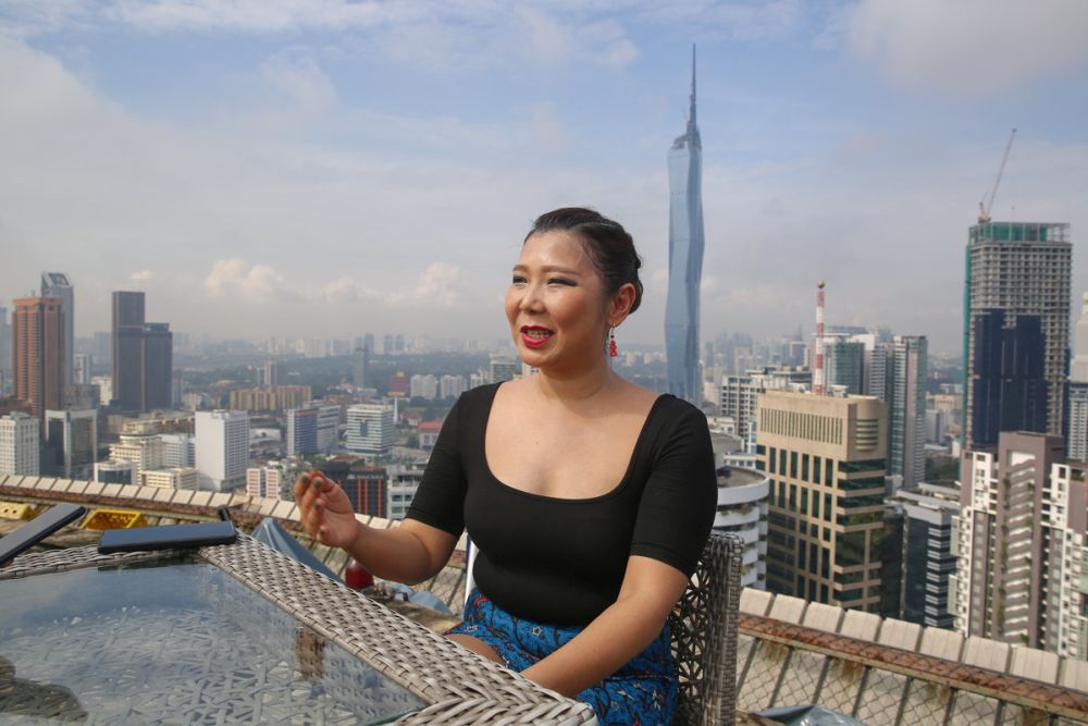 Birbiz Studio's Kizomba Fusion Instructor Mabel Kok. — Picture by Yusof Mat Isa.