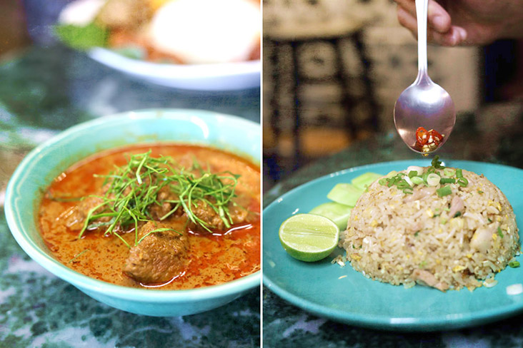 From beef rendang to fried rice, the taste of home away from home for Malaysians and Singaporeans in Phuket.