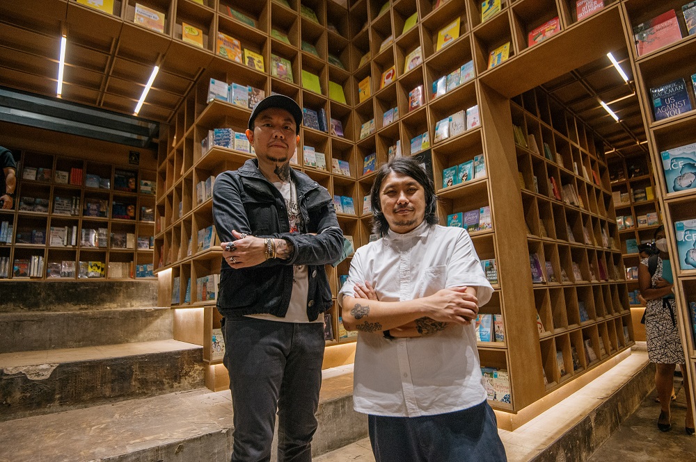 Shin Chang (in white) always wanted visitors to experience the bustling Petaling Streets in a bookstore while Yap (black) hoped that tourists will be attracted to a community hub like RexKL. ― Picture by Shafwan Zaidon