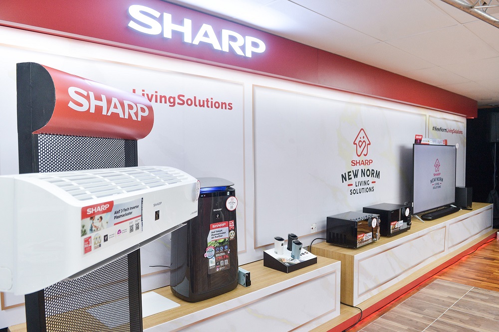 Some of the additional products at the Sharp Malaysia's New Norm Living Solutions launch yesterday. ― Picture by Miera Zulyana