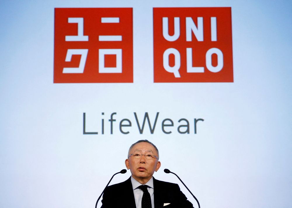 Tadashi Yanai, chairman and chief executive officer of Fast Retailing Co, operator of Japan's Uniqlo clothing outlets, attends a news conference in Tokyo March 16, 2017. u00e2u20acu201d Reuters pic