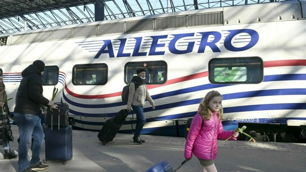 The twice-daily Allegro express train from St Petersburg to Helsinki has been packed with Russians and Finns eager to get out. u00e2u20acu201d AFP file pic
