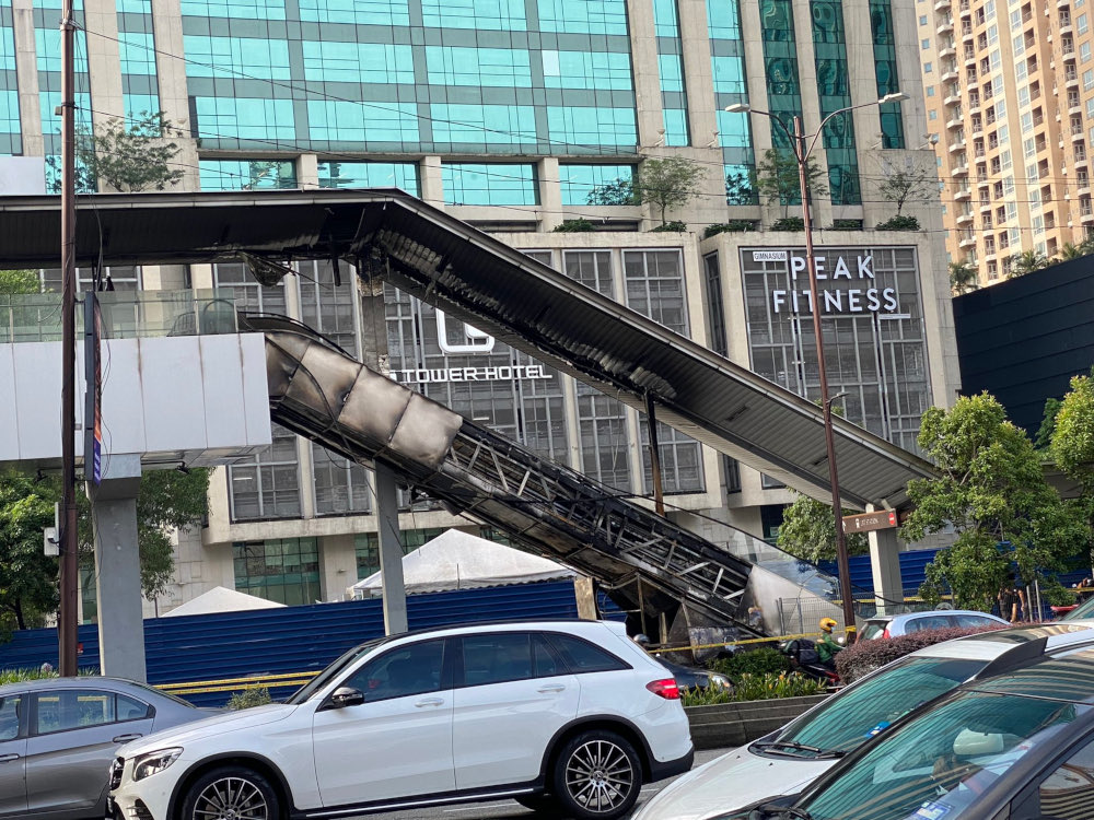 The fire was reported to have occurred at 5.16am and did not result in any casualties. u00e2u20acu201d Picture from Twitter/tcwcs3006