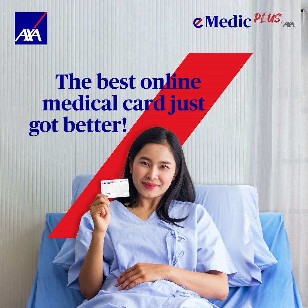 AXA AFFIN Life Insurance has launched its upgraded standalone online medical card eMedic Plus to offer a whole lot of new benefits to policyholders against the rising cost of medical fees. ― Picture courtesy of AXA AFFIN Life Insurance