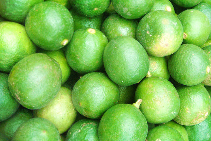 Zesty limes for a more natural acidity.