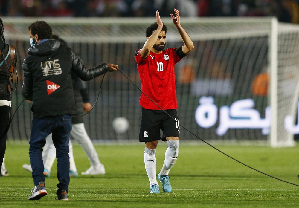 Egypt's Mohamed Salah celebrates after the match against Senegal March 26, 2022. u00e2u20acu2022 Reuters pic