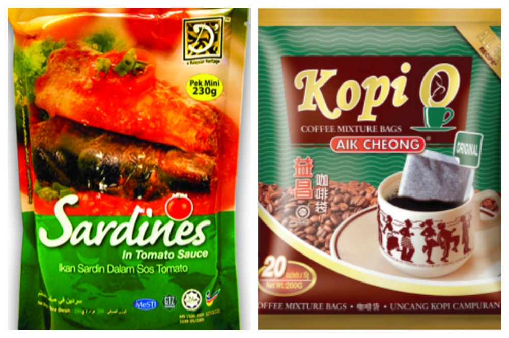 Packet of sardine and Kopi O are being offered at reasonable prices compared to their net price. u00e2u20acu2022 Pictures courtesy of Giant