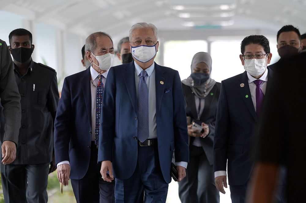 Prime Minister Datuk Seri Ismail Sabri Yaakob arrives at Parliament, Kuala Lumpur March 1, 2022. u00e2u20acu2022 Bernama pic