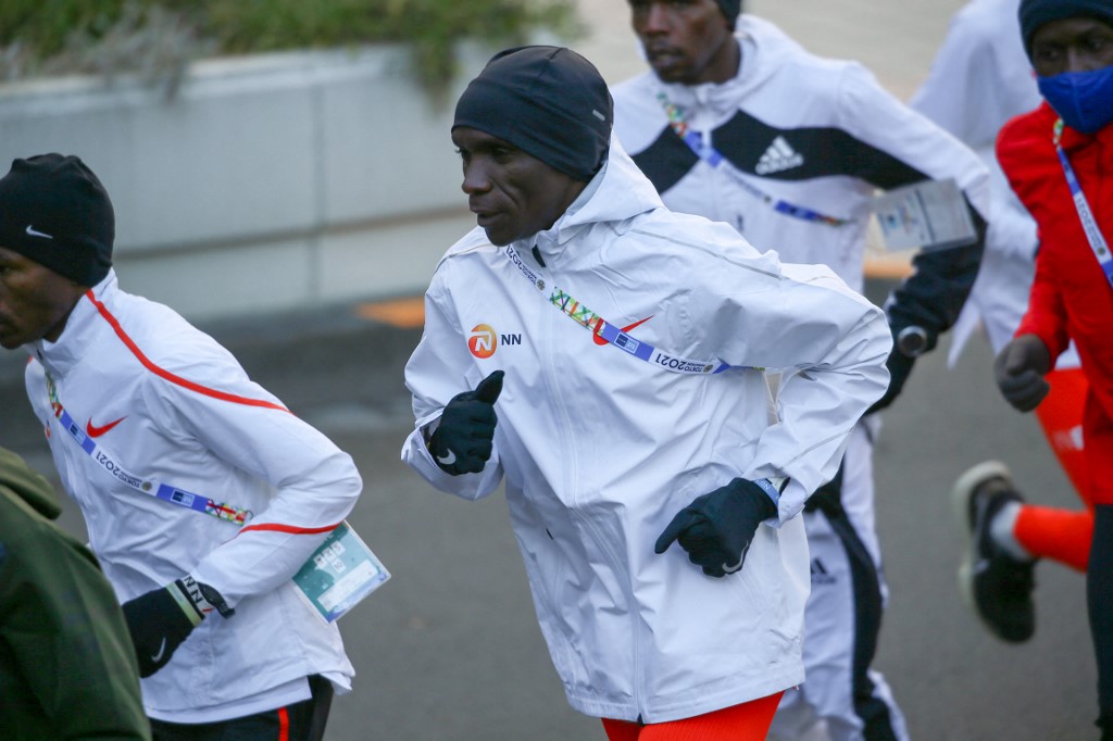 Kipchoge Eliud competes in the Tokyo Marathon 2021 in Tokyo on March 6, 2022. u00e2u20acu201d AFP pic