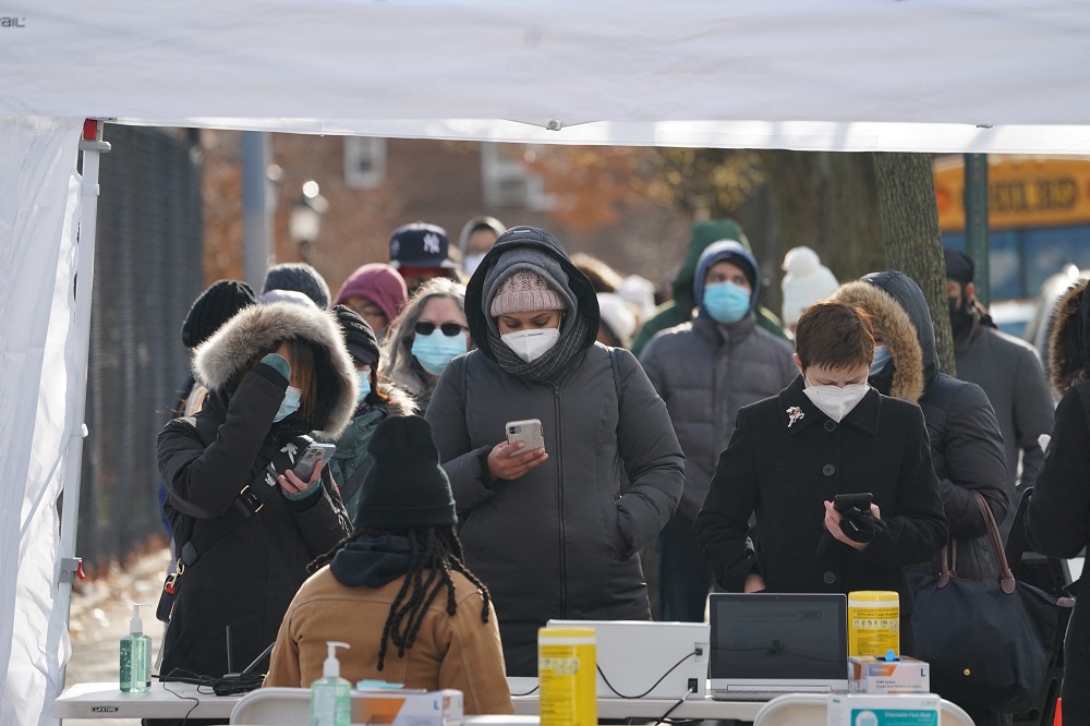 The Covid pandemic has taken a dire toll on mental health, the WHO said yesterday, indicating that cases of anxiety and depression had swelled by over 25 per cent globally. u00e2u20acu2022 AFP pic