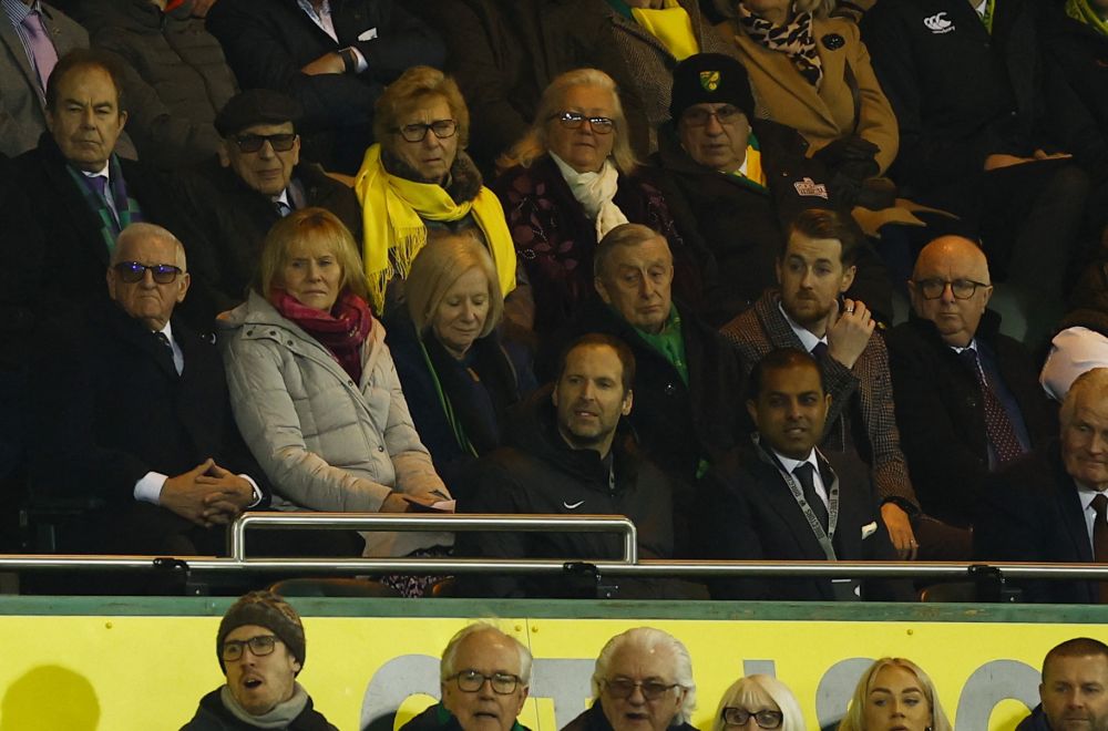 Chelsea technical and performance advisor Petr Cech in the stands during the match against Norwich City at Carrow Road, Norwich March 10, 2022. u00e2u20acu201d Reuters pic