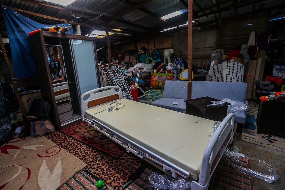 The 40-odd shops house an assortment of second-hand goods for sale at a bargain price. 