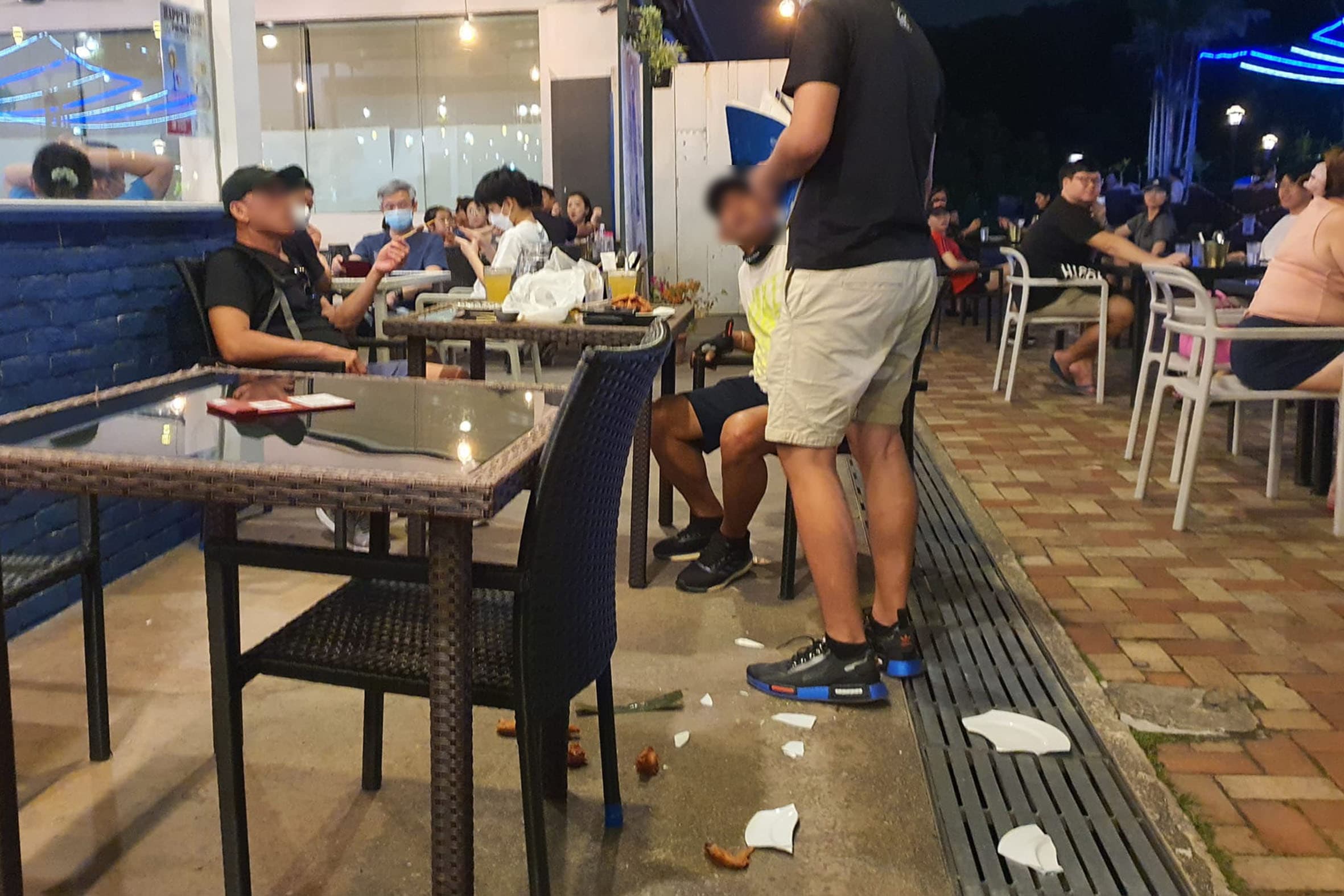 The alleged incident was shared online in a Facebook post by a user who said he had witnessed it while having dinner at the restaurant. u00e2u20acu2022 Picture via Facebook/TODAY