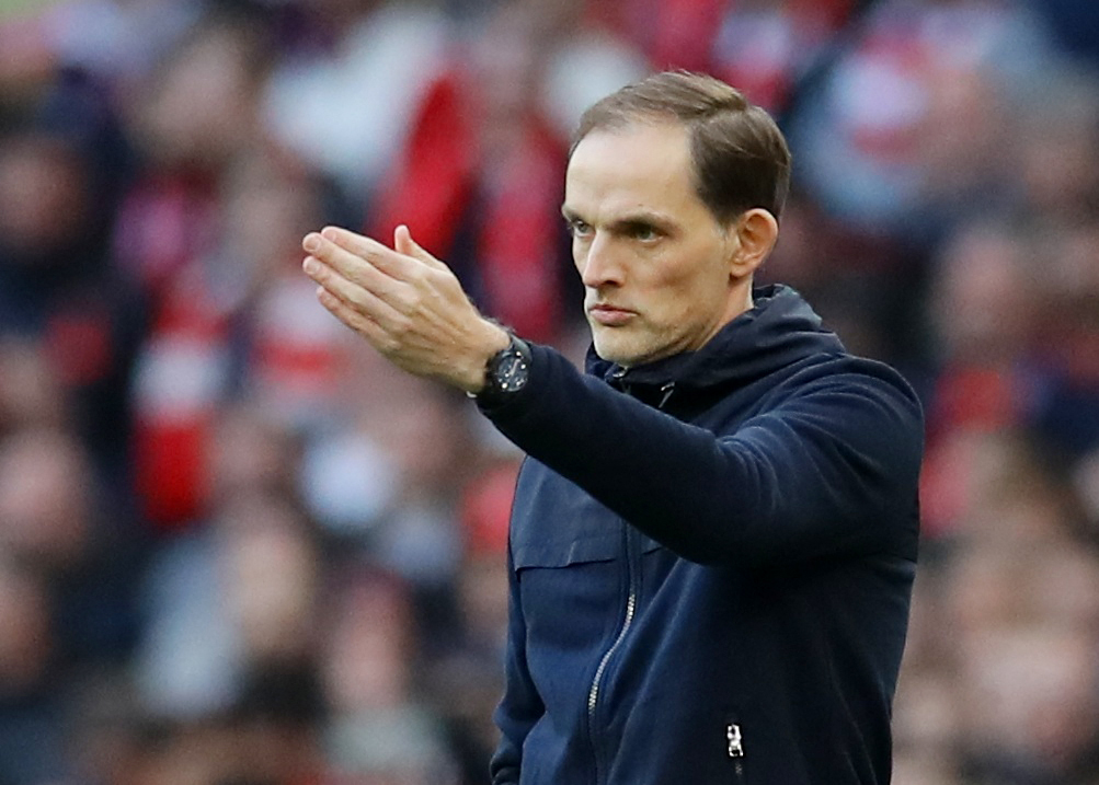 Chelsea manager Thomas Tuchel during the League Cup final against Liverpool at Wembley Stadium, London February 27, 2022. u00e2u20acu201d Reuters pic