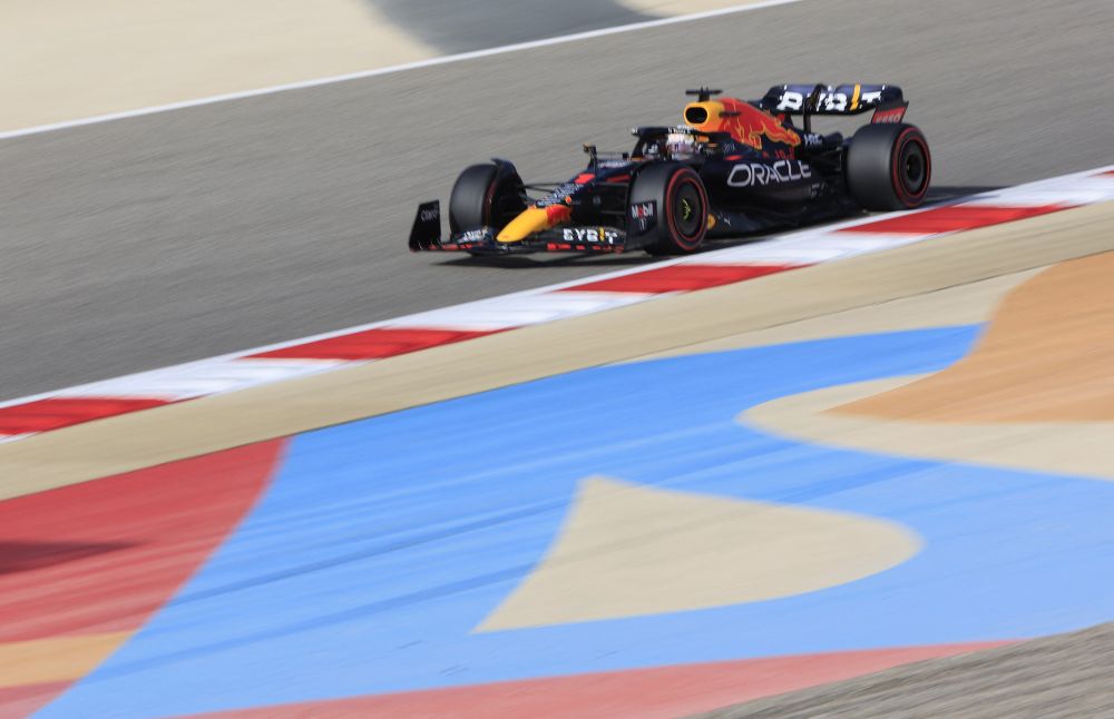 Red Bull's Max Verstappen during practice at the Bahrain International Circuit, Sakhir March 19, 2022. u00e2u20acu201d Reuters pic