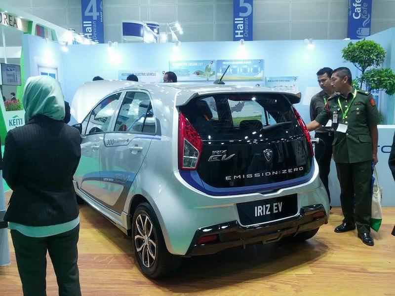 The concept car was equipped with a single motor producing 115hp and 360Nm of torque. — Piccture courtesy of Proton via SoyaCincau