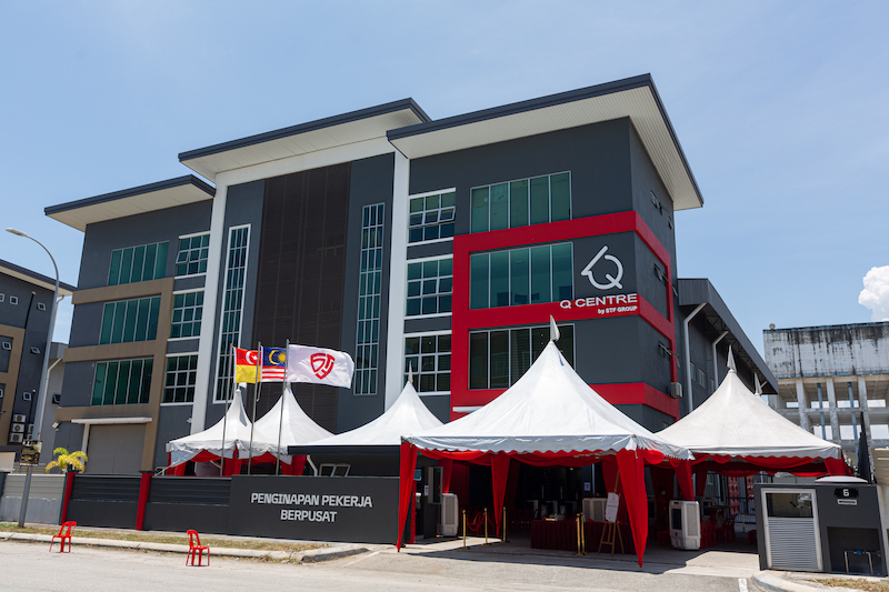 Q Centre is a new labour quarters with multiple facilities to improve foreign workeru00e2u20acu2122s welfare. u00e2u20acu201d Picture courtesy of STF Group