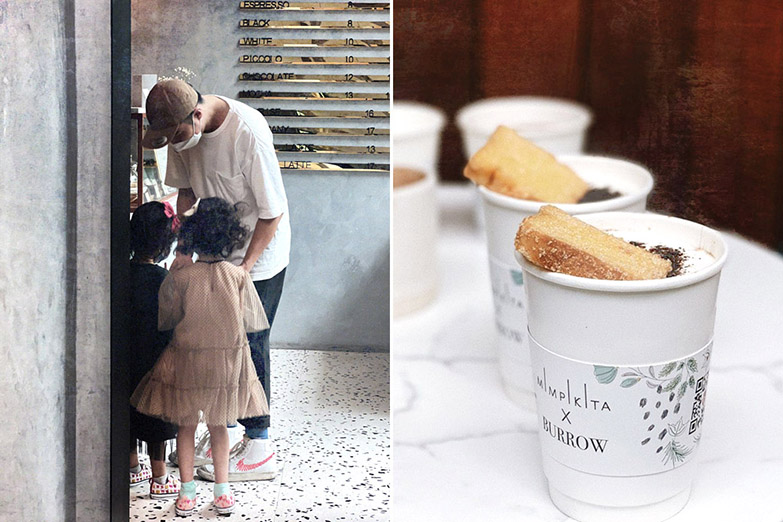 Fostering a sense of community (left). The limited edition Kopi Tarik Kita, a collaboration with Mimpikita for last year’s Malaysia Day (right).