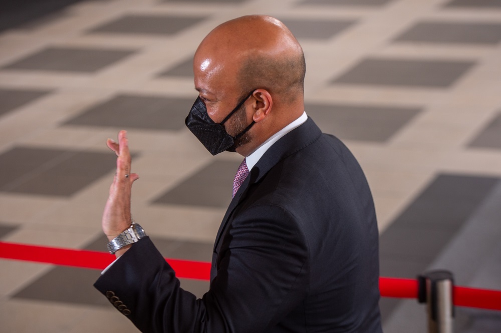Former 1MDB chief executive officer Arul Kanda arrives at the Kuala Lumpur High Court April 13, 2022. 