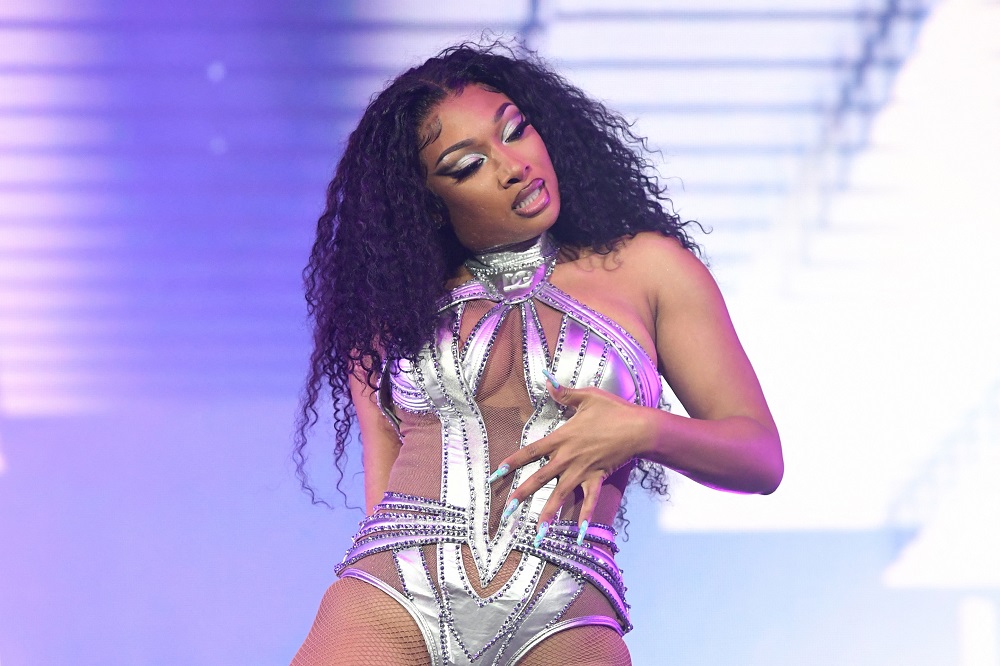 Megan Thee Stallion wore a bodysuit with suggestive cut-outs at the Coachella festival. u00e2u20acu201d AFP pic