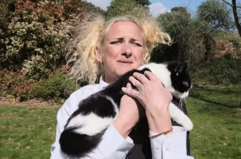 A woman in London decided to marry her pet cat so that she would not be forced to rehome them. u00e2u20acu201d Screen capture from YouTube/ SWNS