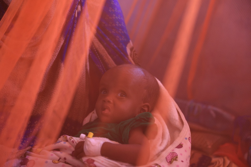 A malnourished child due to ongoing drought, rests inside a mosquito net at the Gode Referral Hospital, in the town of Gode, Somali Region, Ethiopia, April 26, 2022. u00e2u20acu201d Reuters pic