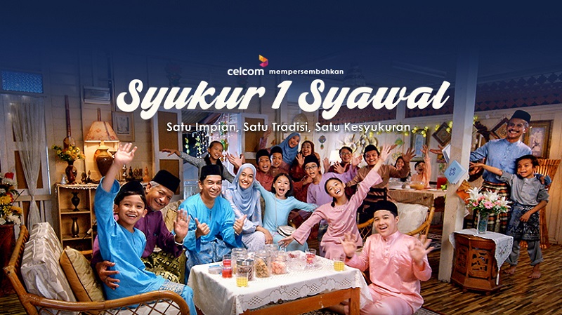 A must-watch short film 'Syukur 1 Syawal' that highlights appreciation and gratitude towards family and friends. u00e2u20acu2022 Picture via Celcom Axiata Berhad