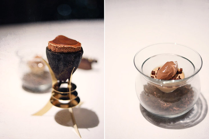 The Chocolate Experience: a soufflé and sorbet made with 80 per cent dark chocolate from Chiang Mai.