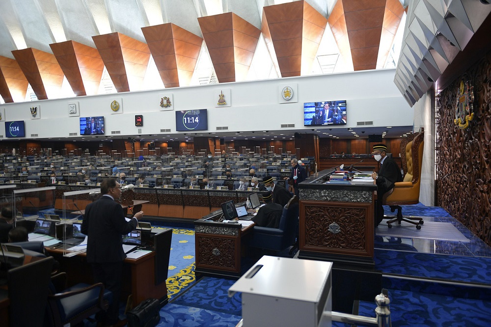 General view of the Parliament in Kuala Lumpur April 11, 2022. u00e2u20acu201d Bernama pic