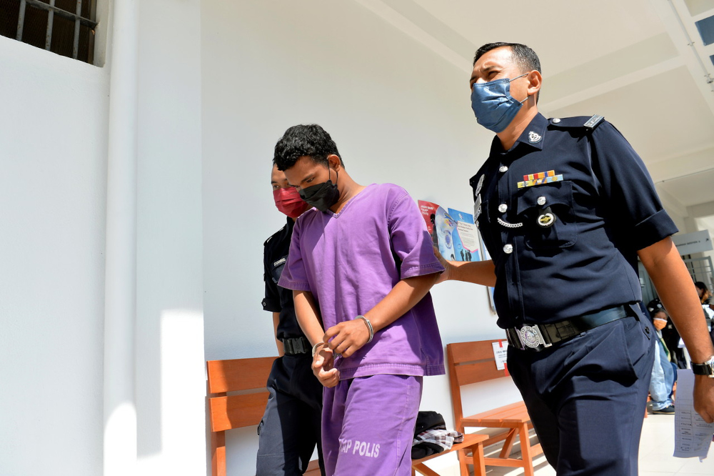 The accused Fariz Sollehim Mohamed made the plea after the charges, framed under Section 354 of the Penal Code, were read out before Magistrate Ayuni Izzati Sulaiman at the Sepang Magistratesu00e2u20acu2122 Court, April 13, 2022. u00e2u20acu201d Bernama pic 