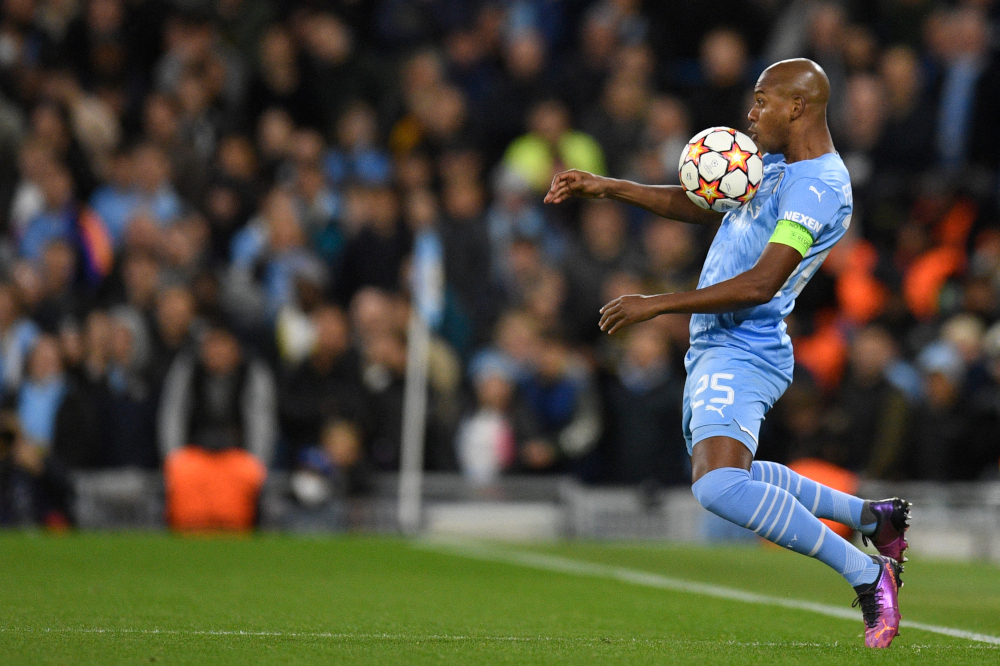 Manchester City midfielder Fernandinho controls the ball during the Uefa Champions League semi-final first leg match against Real Madrid, at the Etihad Stadium, in Manchester, April 26, 2022. u00e2u20acu201d AFP pic 