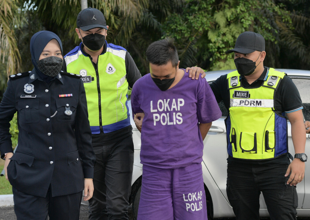 Mohd Hadi Hashim pleaded guilty to four counts of voluntarily causing grievous hurt with a dangerous weapon. u00e2u20acu201d Bernama pic 