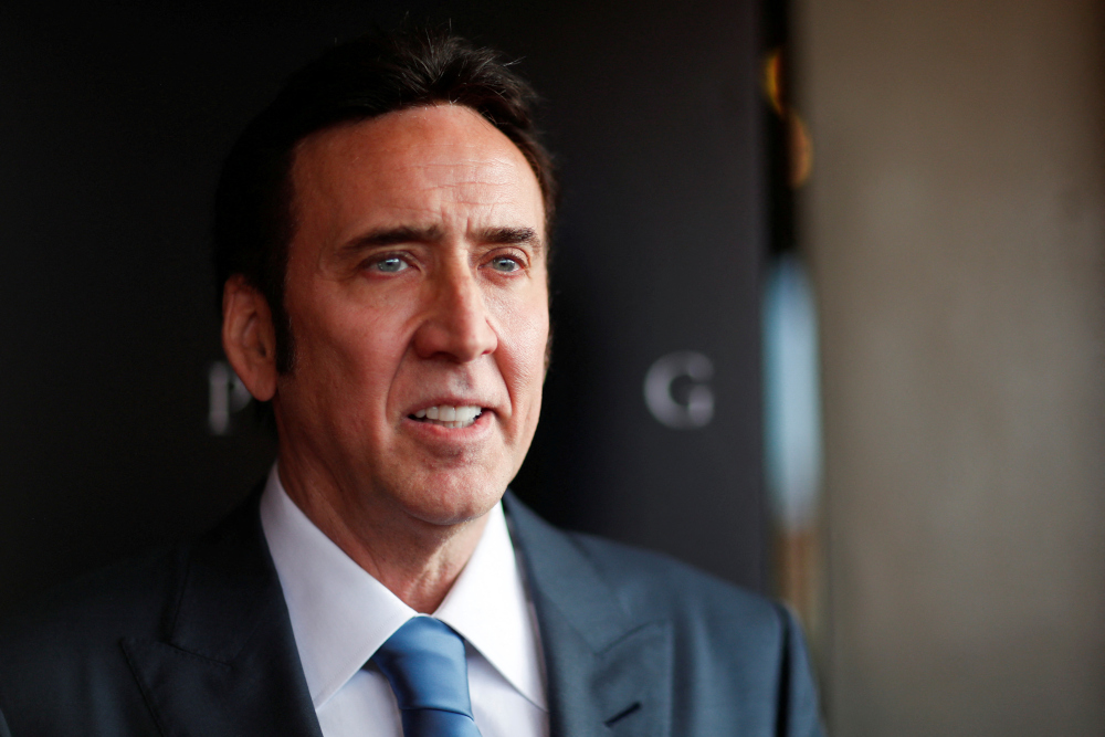 Cast member Nicolas Cage attends a premiere for the film Pig, in Los Angeles, California, US, July 13, 2021. u00e2u20acu201d Reuters picnn