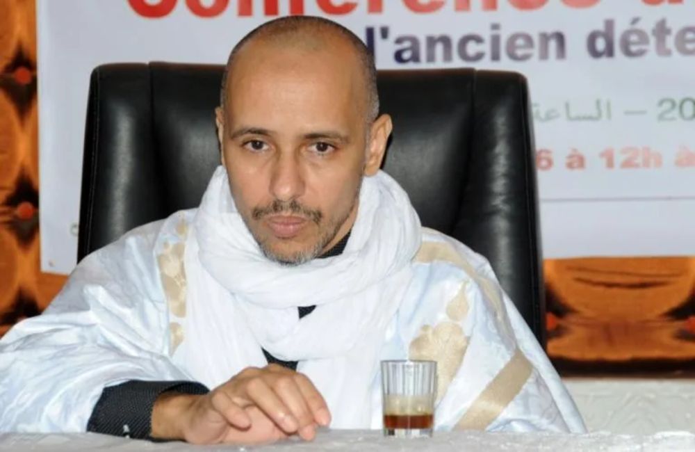 Former Guantanamo prisoner Mohamedou Ould Slahi photographed during a press conference in Nouakchott, Mauritania in 2016. u00e2u20acu201d AFP pic