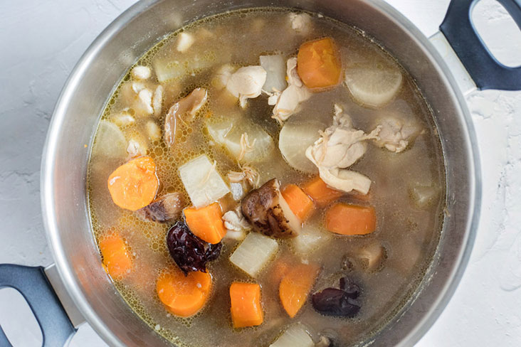 Make a huge pot of this soup to portion out and freeze for future meals.
