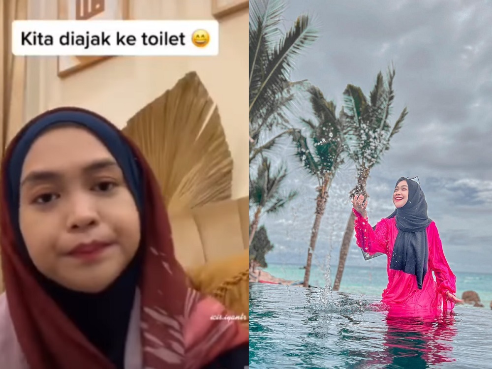 An Indonesian YouTuber, Ria Ricis has left her Instagram live viewers in shock after she brought along her phone to the bathroom as she needed to pee. u00e2u20acu2022 Picture via Instagram/ RICIS