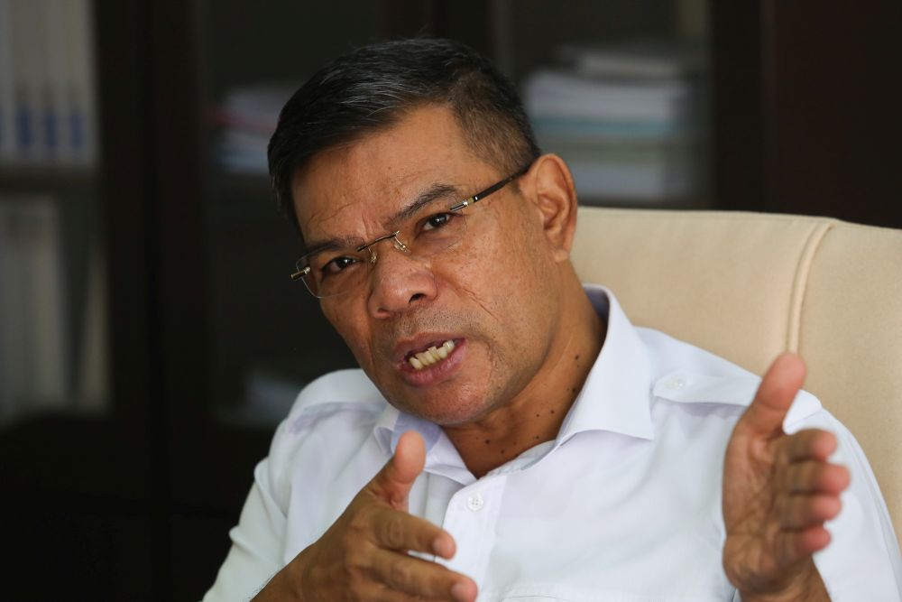 PKR secretary-general Datuk Seri Saifuddin Nasution Ismail speaks during an interview with Malay Mail April 29, 2022. u00e2u20acu201d Picture by Choo Choy Maynn