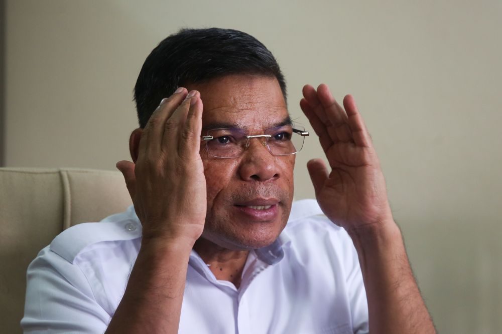 PKR secretary-general Datuk Seri Saifuddin Nasution Ismail speaks during an interview with Malay Mail April 29, 2022. u00e2u20acu201d Picture by Choo Choy Maynn