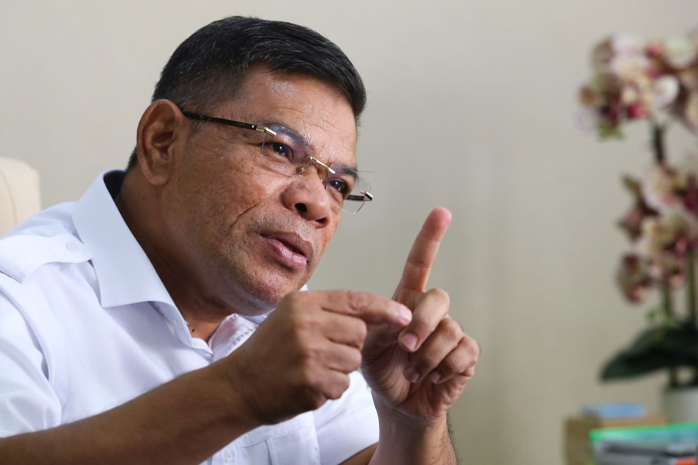 PKR secretary-general Datuk Seri Saifuddin Nasution Ismail speaks during an interview with Malay Mail April 29, 2022. u00e2u20acu201d Picture by Choo Choy Maynn