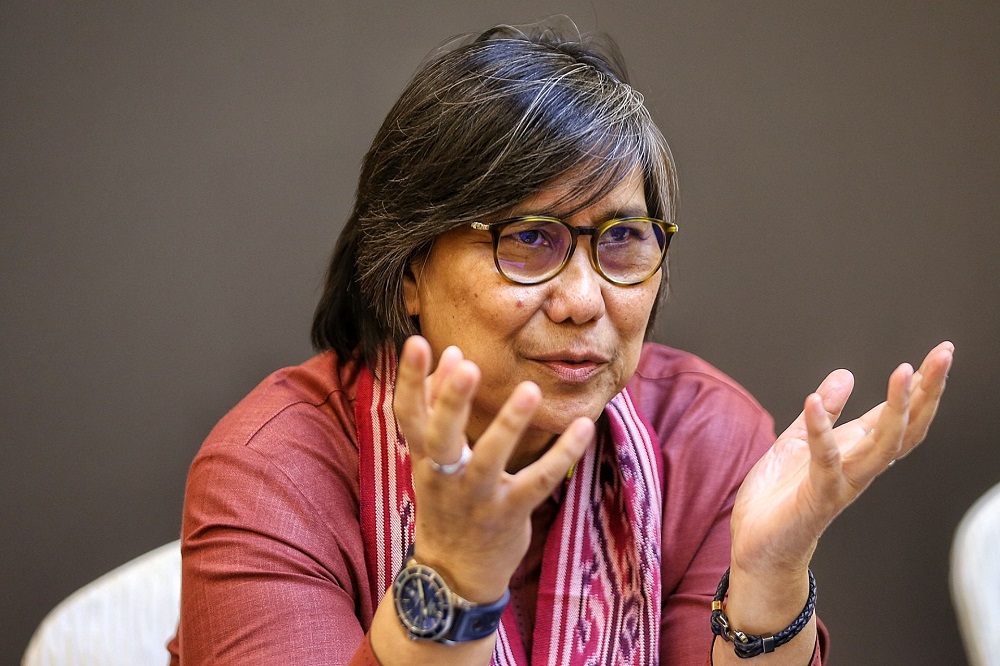 Sarawak Tourism Board chief executive officer Sharzede Salleh Askor sees positive recovery signs for the tourism sector. u00e2u20acu2022 Picture by Ahmad Zamzahuri
