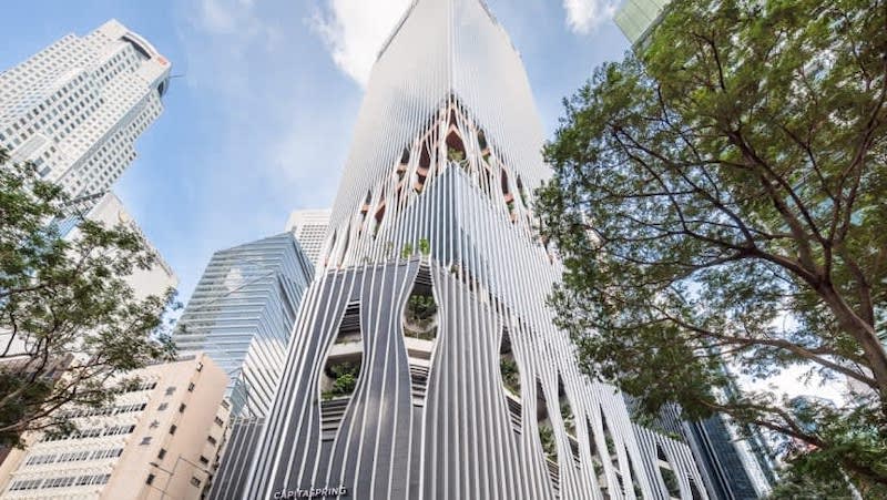 A view of CapitaSpring in Singaporeu00e2u20acu2122s Central Business District. u00e2u20acu201d TODAY pic