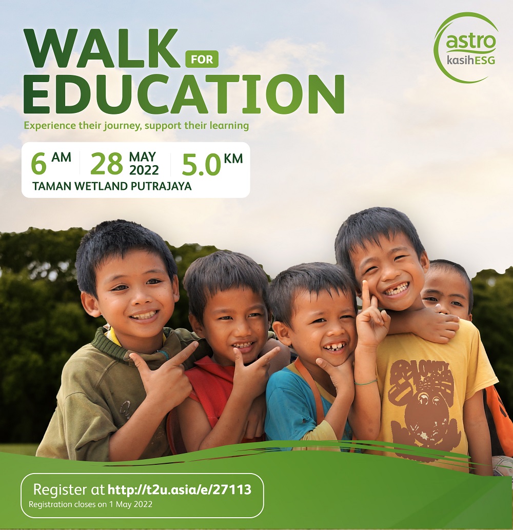For the upcoming walk, participants will carry a bag through a trail in Taman Wetland Putrajaya to help stimulate a student's daily hike to school. u00e2u20acu2022 Picture courtesy of Astro Malaysia