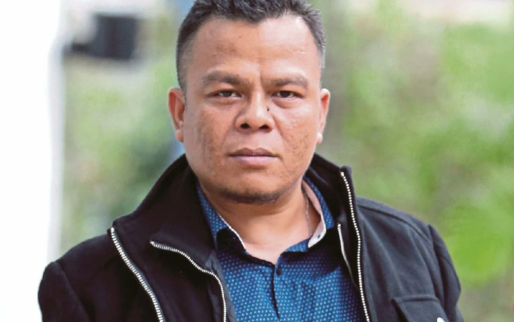 Comedian Zamatul Amri Zakaria or popularly known as Tauke Jambu and four others were charged at the Magistratesu00e2u20acu2122 Court here today with possession of ketamine, April 12, 2022. u00e2u20acu201d Picture from Twitter/Bernama 