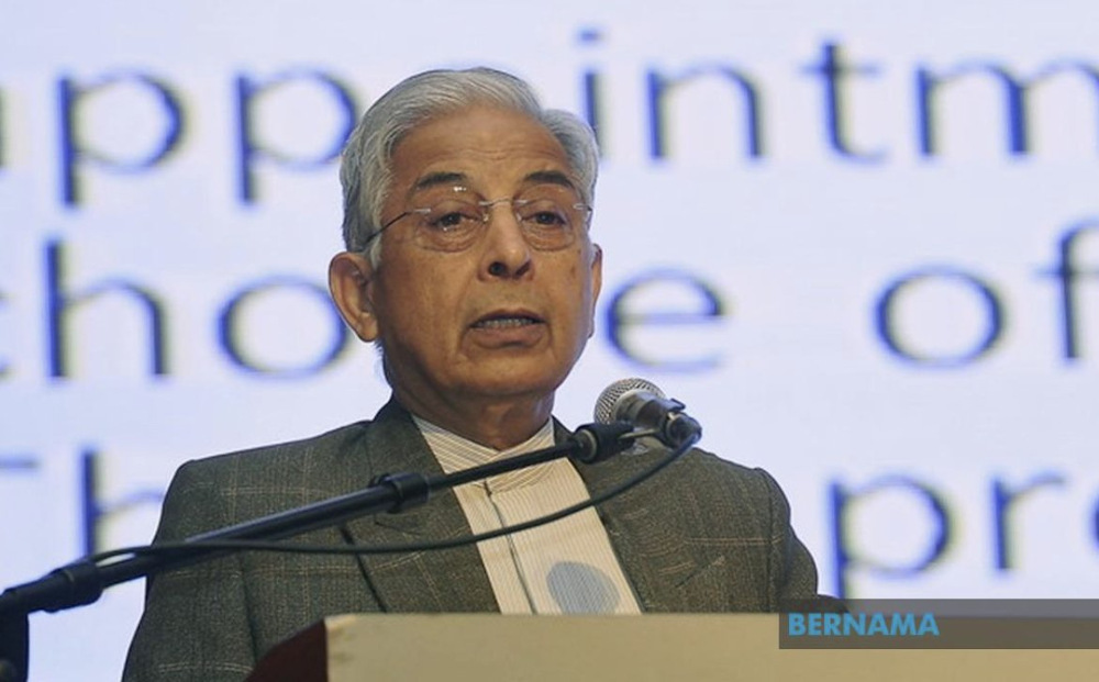 Emeritus Prof Datuk Shad Saleem Faruqi is seen in this file picture taken in Putrajaya on August 6, 2017. u00e2u20acu201d Picture via Twitter/Bernama